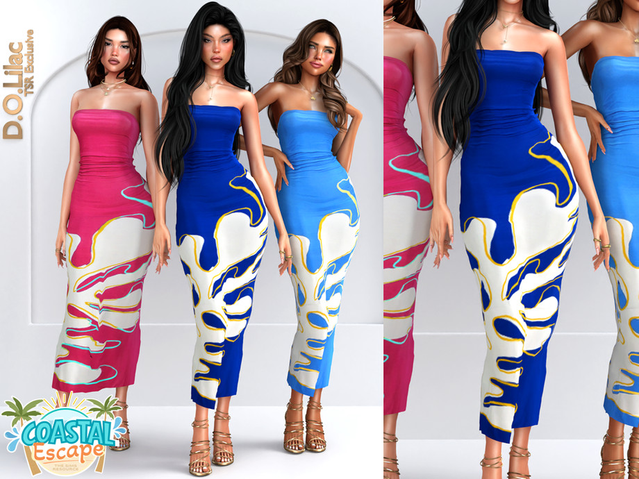 Coastal Wave Dress