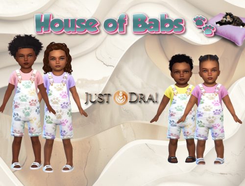 House Of Babs- Bestie Overalls