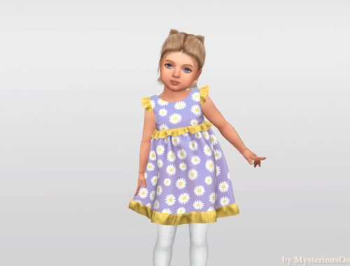 Toddler - Ruffle Trim Floral Dress