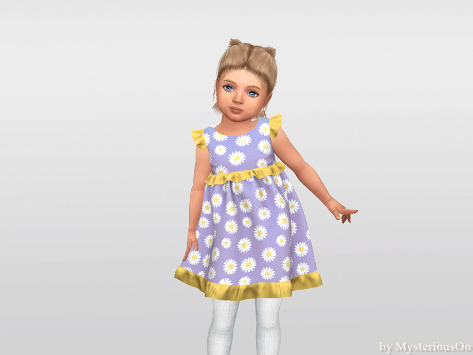 Toddler - Ruffle Trim Floral Dress - Image 2
