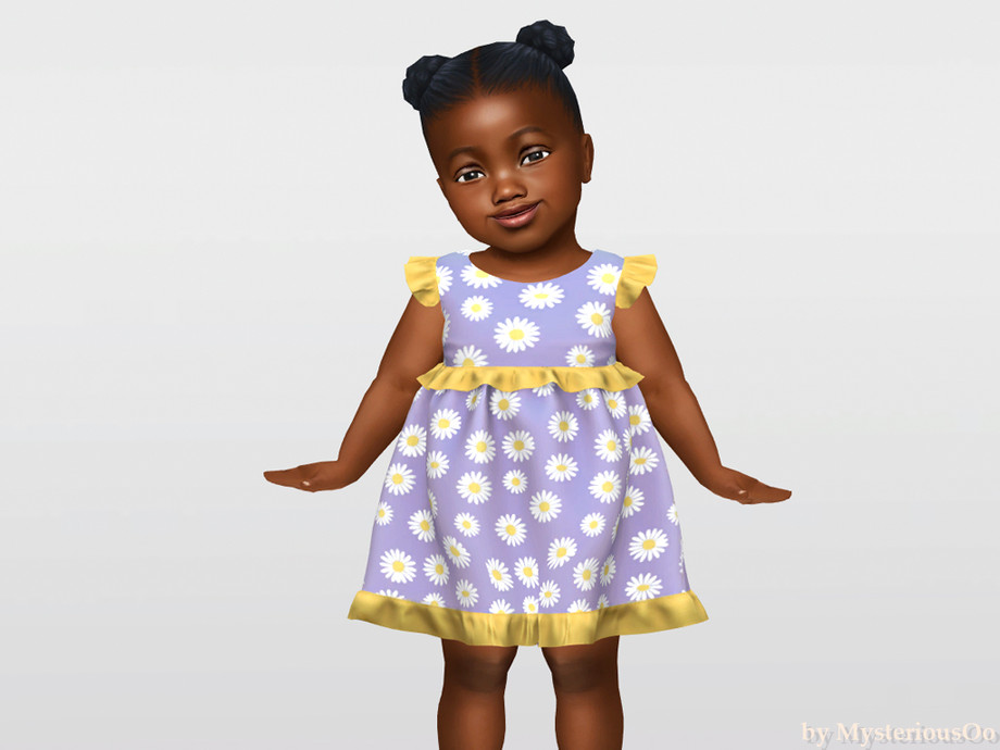 Infant - Ruffle Trim Floral Dress - Image 2