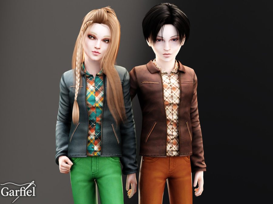Child - Smart Casual Jacket With Patterned Shirt Layering