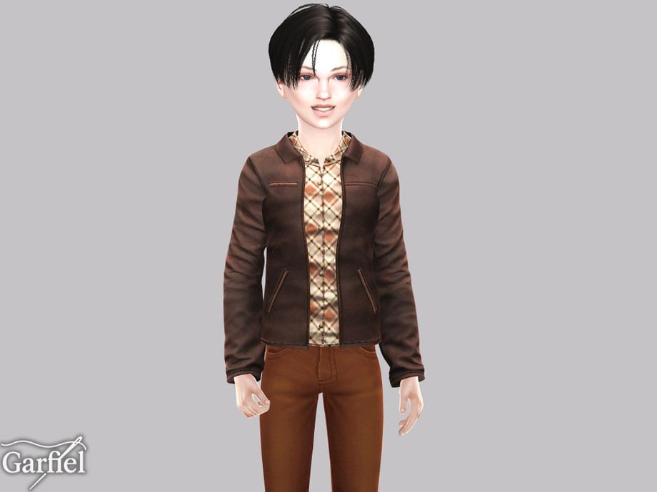Child - Smart Casual Jacket With Patterned Shirt Layering - Image 2