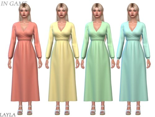 Layla - Maxi-length Wrap Dress