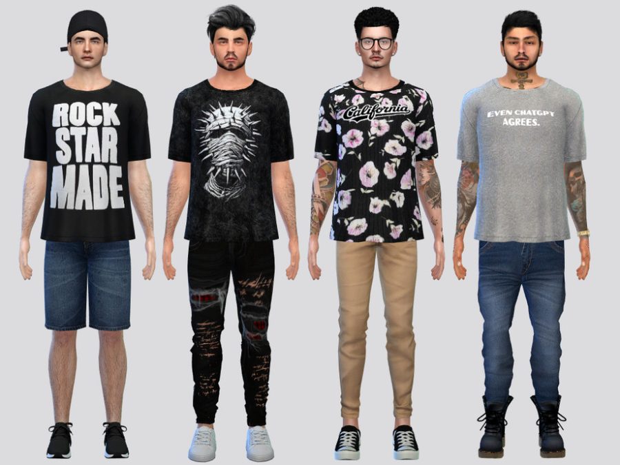 Large Graphic Tees