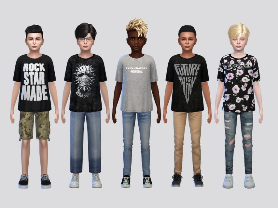 Large Graphic Tees Boys