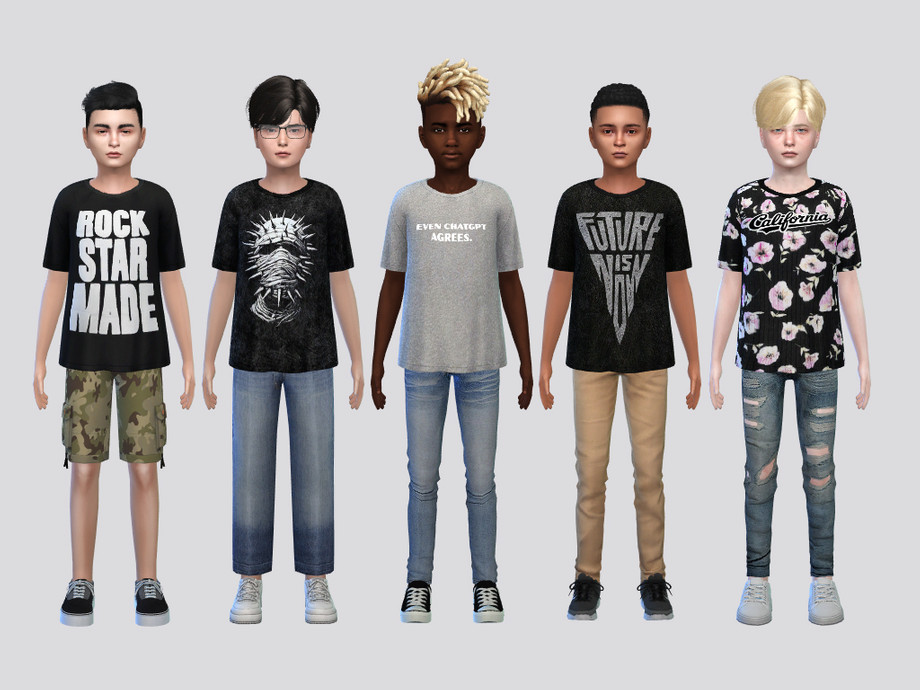 Large Graphic Tees Boys