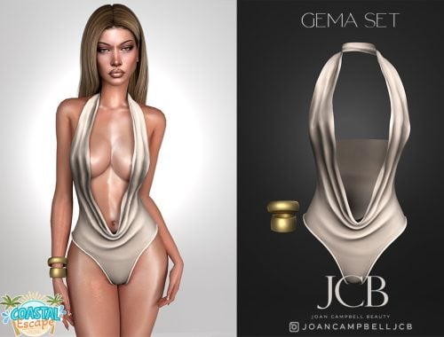Gema Swimsuit And Bracelet Set