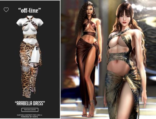 Off-line - Arabella Dress - Patreon Exclusive