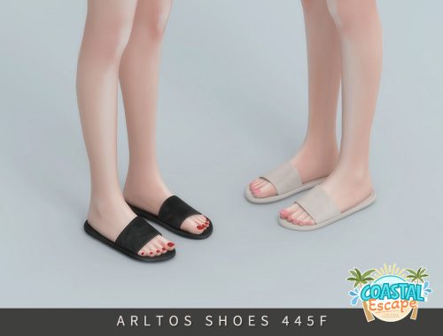 Leather Slide Sandals Female