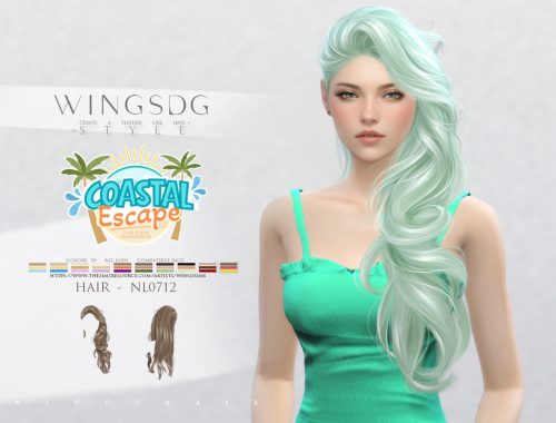 Wings Hair-long Wavy Hair
