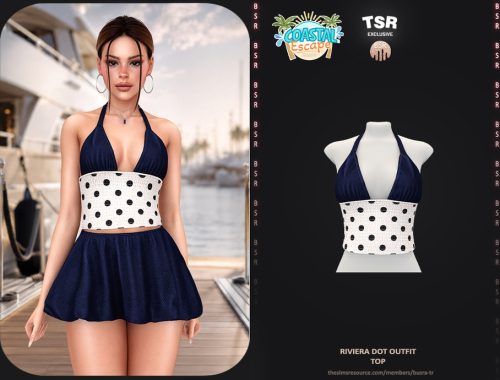 Set-riviera Dot Outfit