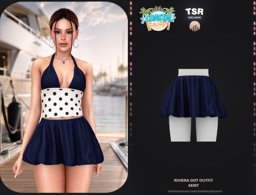 Set-riviera Dot Outfit
