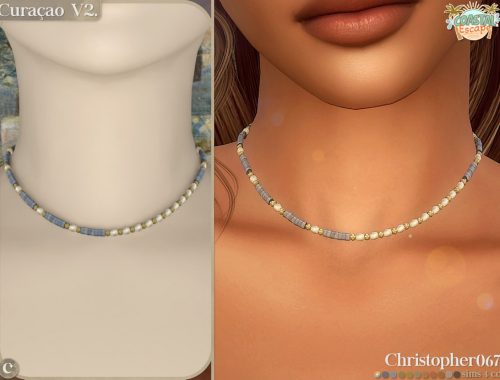 Curacao Necklace Set - Beaded Chain Starfish Pendant Layered Necklaces