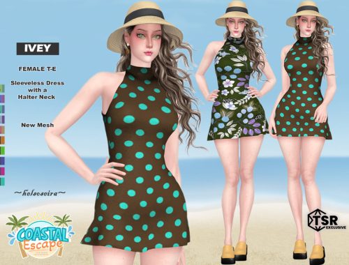 Coastal Escape - Ivey - Mini Dress