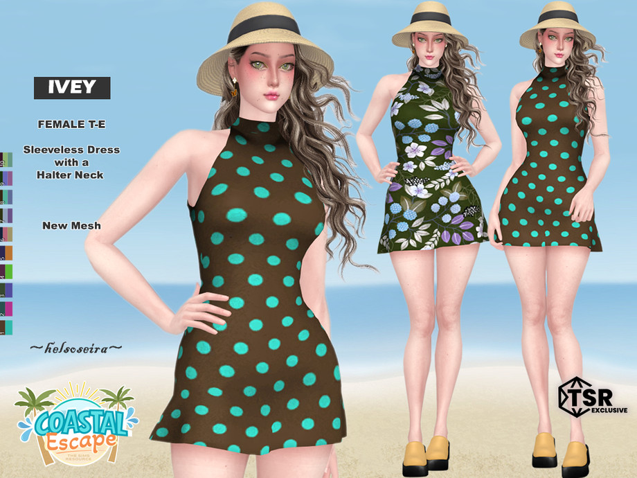 Coastal Escape - Ivey - Mini Dress