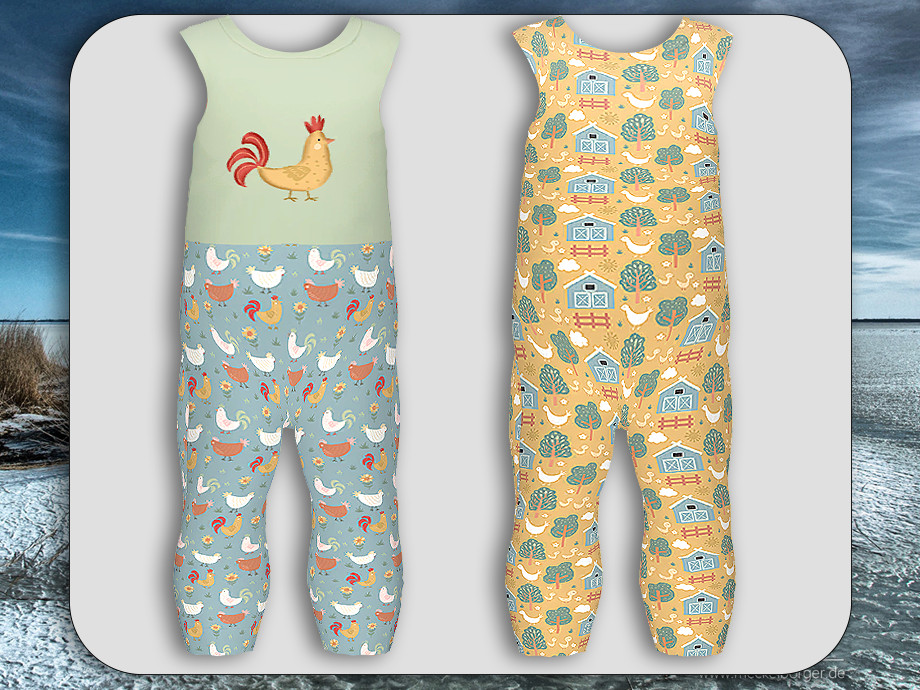 Infants Farmyard Jumpsuit - Image 2