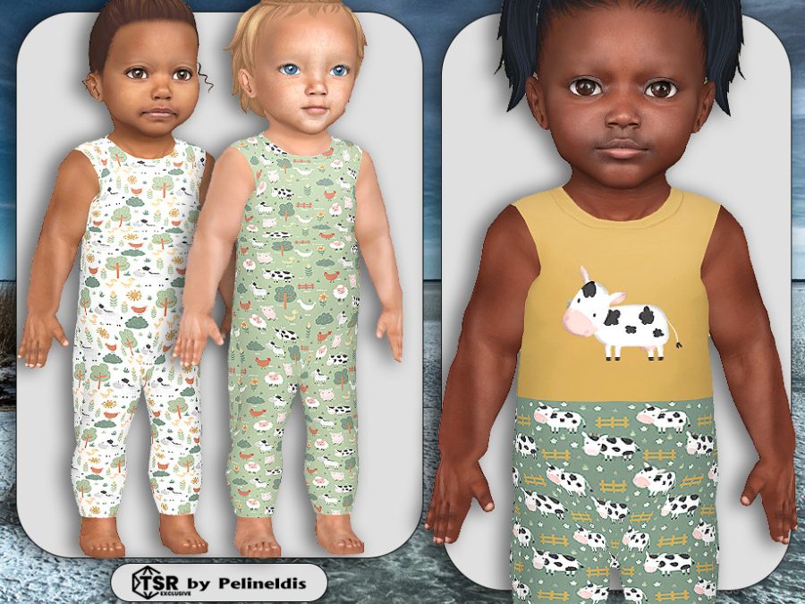 Infants Farmyard Jumpsuit