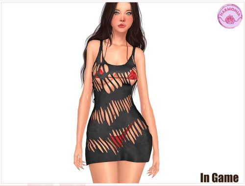 Coastal Escape - Ripped Beach Dress