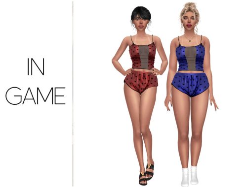 Satin Pajamas Set