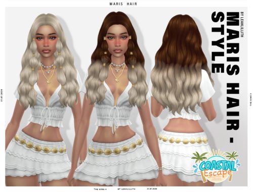 Coastal Escape Maris Bubble Braid Hairstyle