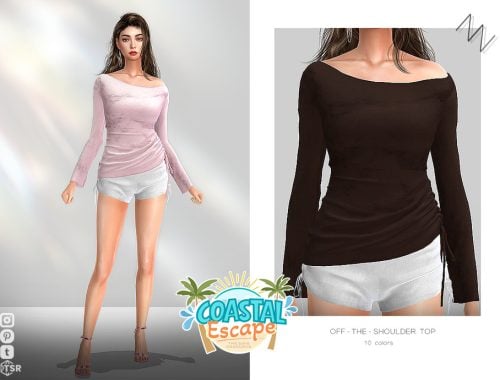 Off-the-shoulder Top