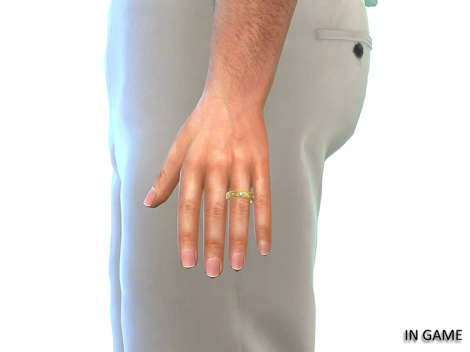 Signet Wedding Ring - Image 2