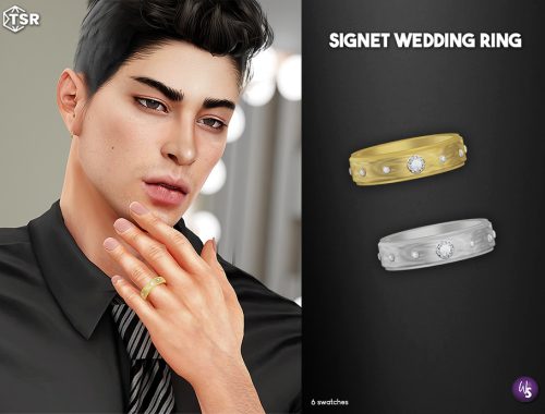 Signet Wedding Ring