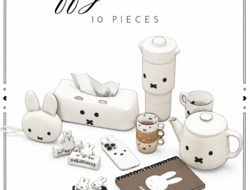 Miffy Clutter Cc Set