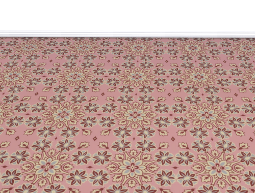 Blooming Mosaic Tile Floors