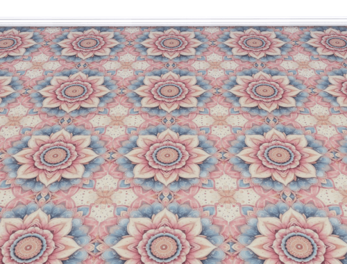 Blooming Mosaic Tile Floors