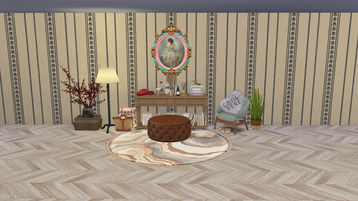 Elegant vintage style brown wallpaper 20 swatches - Image 2
