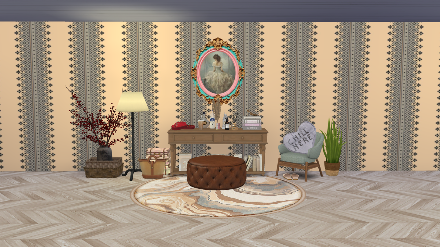 Elegant vintage style brown wallpaper 20 swatches - Image 4