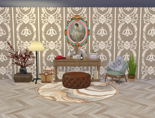 Elegant vintage style brown wallpaper 20 swatches