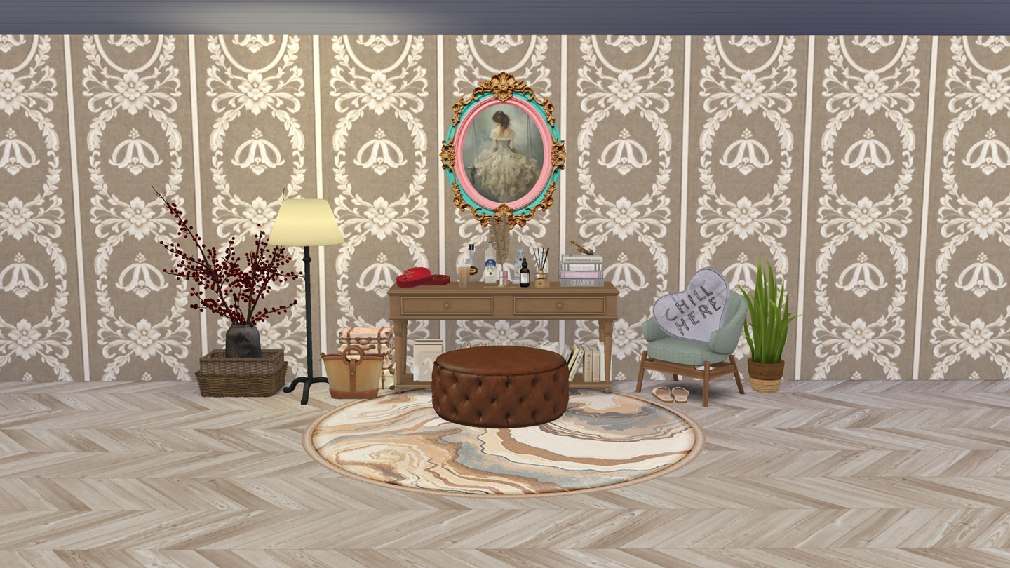 Elegant vintage style brown wallpaper 20 swatches - Image 5