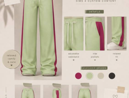 The Sims 4 Teen Jogger Pants Cc