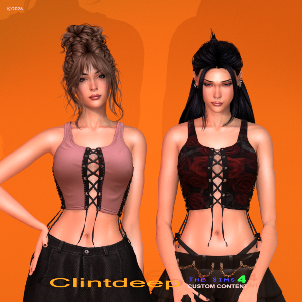 Clintdeep Ts4 Cc - Aina Crop Top