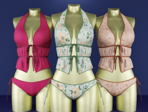 Shion-kim Retro Picnic Tankini