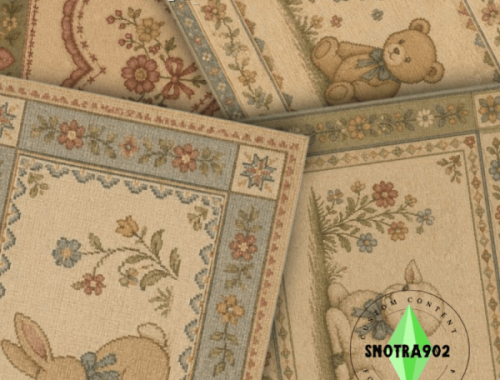 Vintage Kids Rugs By Snotra902