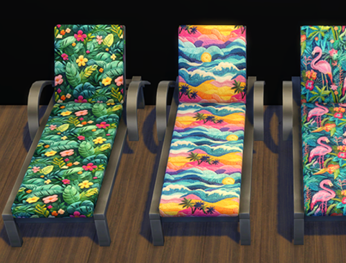 Outdoor Tropical Lounge Chairs