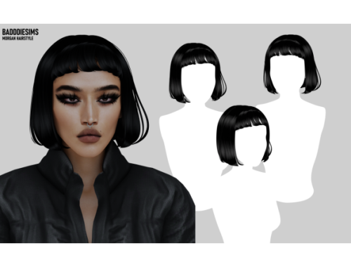Badddiesims Morgan Hairstyle
