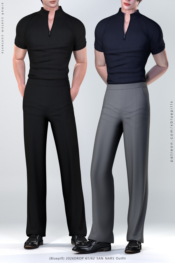 (bluepill) 2026drop_61/62_ Am_san Nars Outfit