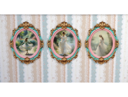 Rosabelle Vintage Paintings By Atino00