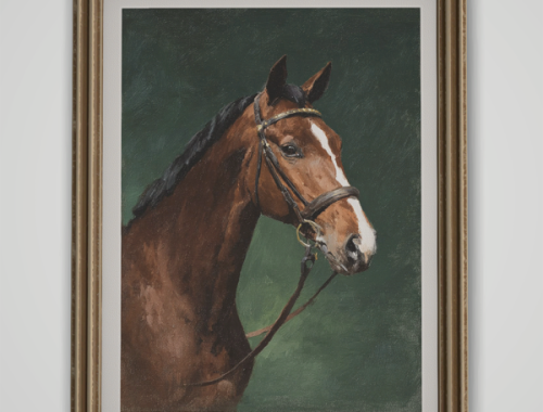 Vintage Oil Paintings Set