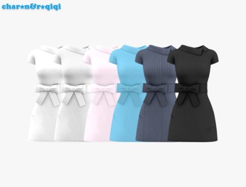 [charon&roqiqi]waist-cinching Dress