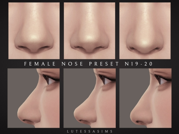 Female Nose Presets N19-21