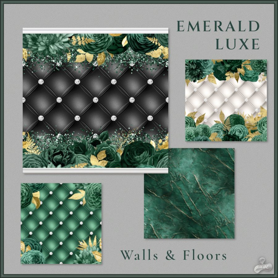 Emerald Luxe Walls & Floors