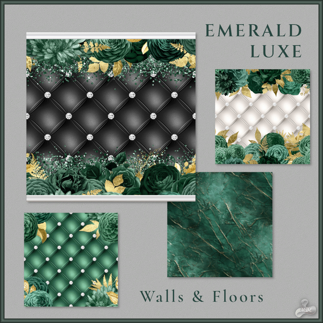 Emerald Luxe Walls & Floors