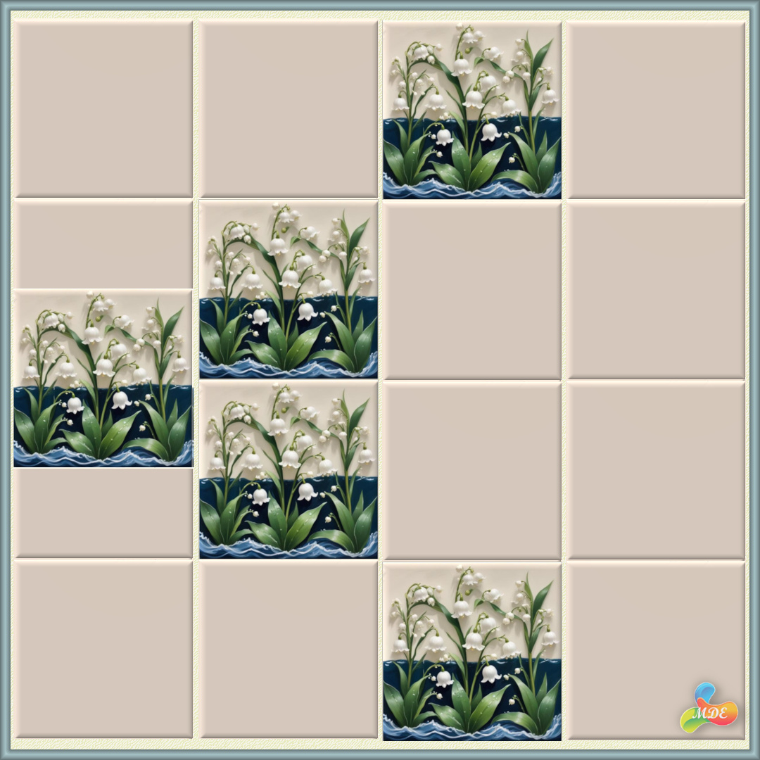 Soft May Lily Tiles - Image 7