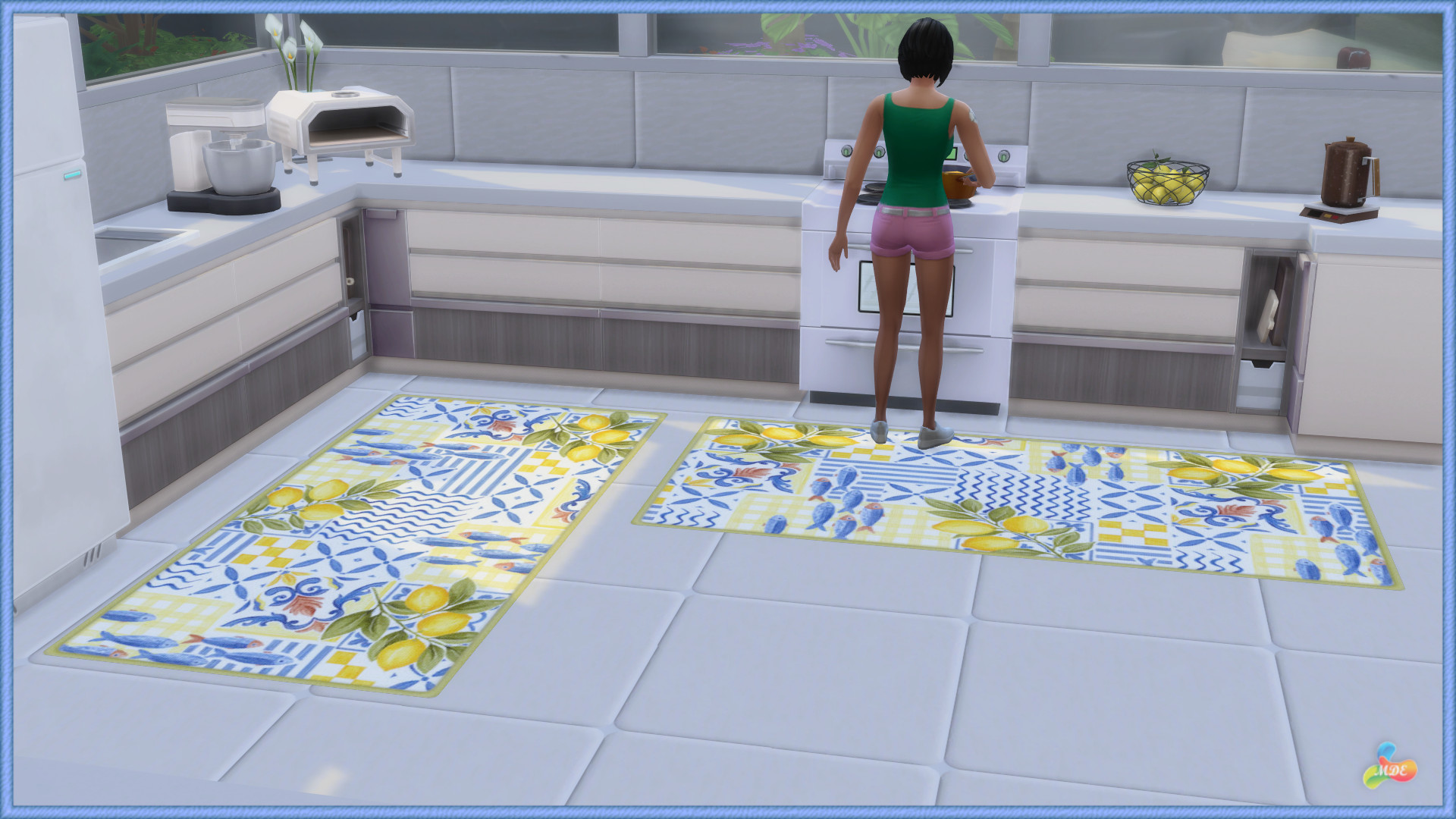 Mediterranean Vibes Kitchen Rugs - Image 4